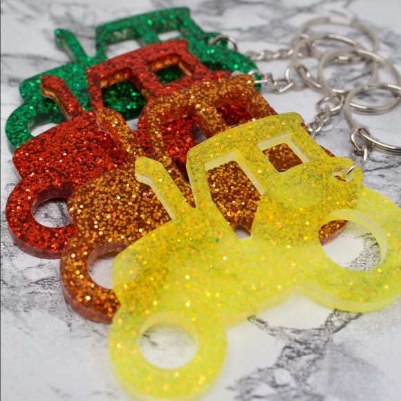 Tractor Keychain